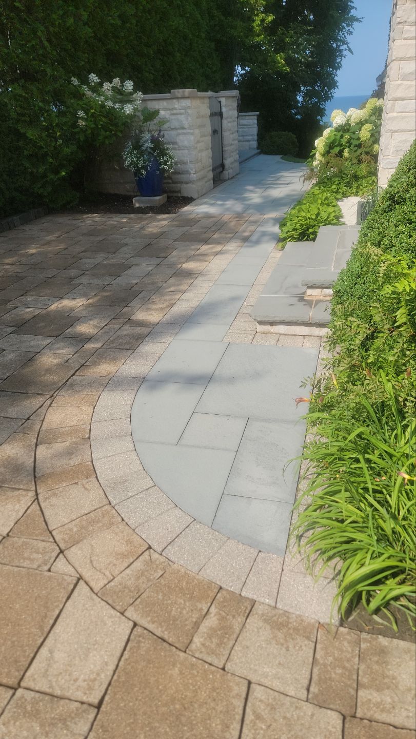 Brick paver clean, sand and seal.  using Surebond SB-1300 by Northern Power Washing LLC.
