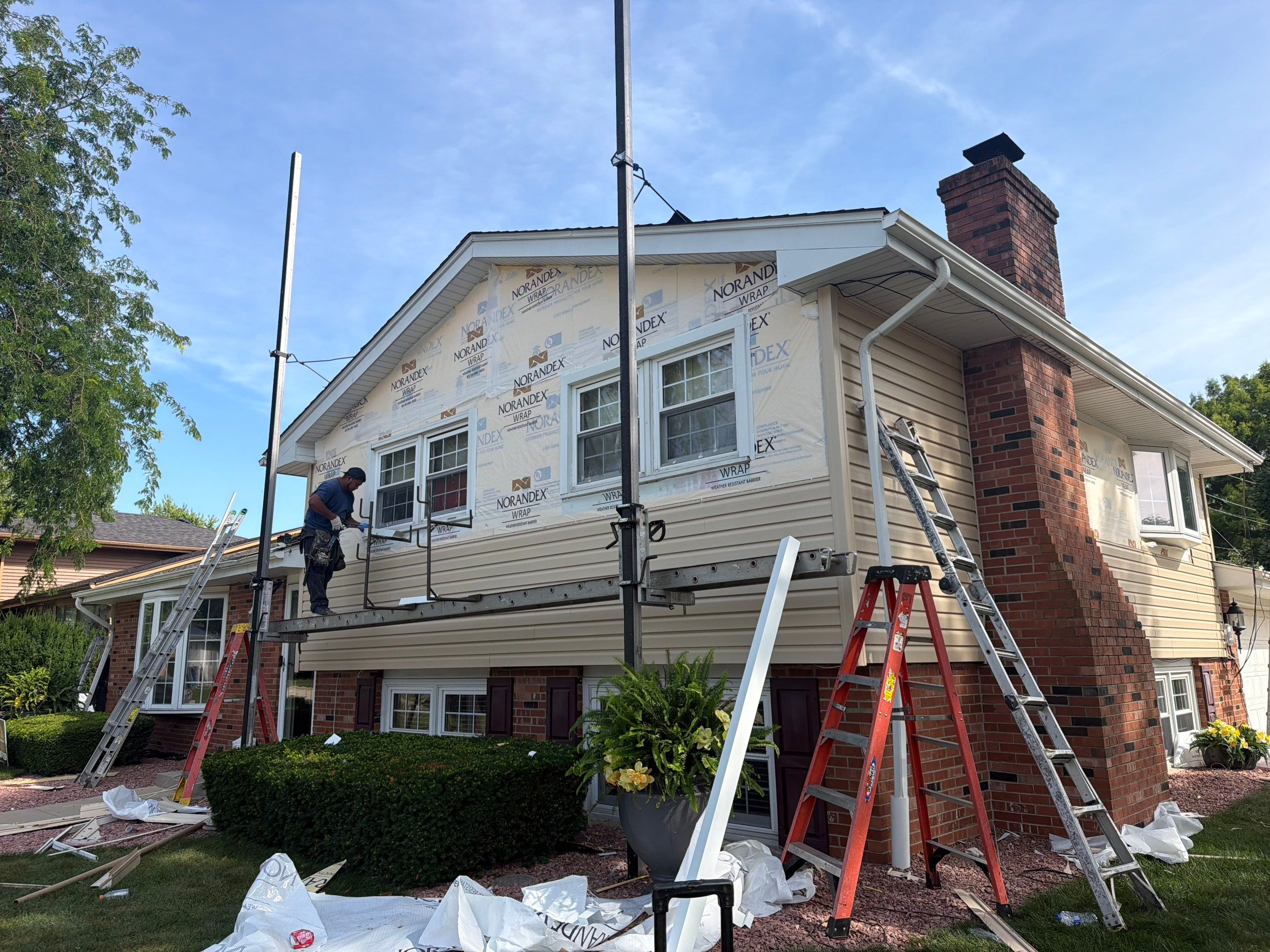 Roof, gutters, windows & siding replacement by Optimal Home Improvement 