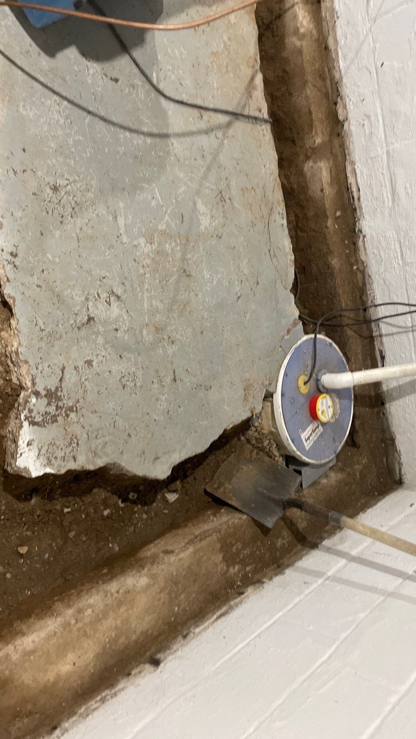 Interior Drain Tile & Yard French Drain in St. Paul, MN by Waterproofing Northeast