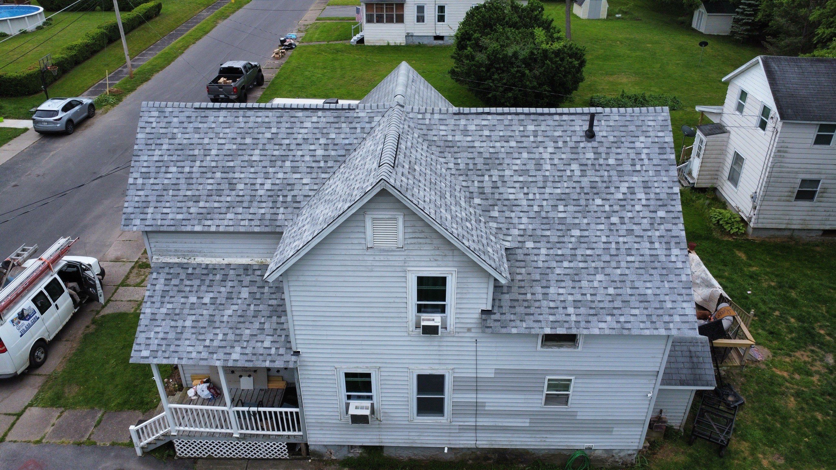 🏠 Roof Replacement Completed in Fulton, NY | Owens Corning Shingles 🛠️ by Alpha Omega Roofing LLC