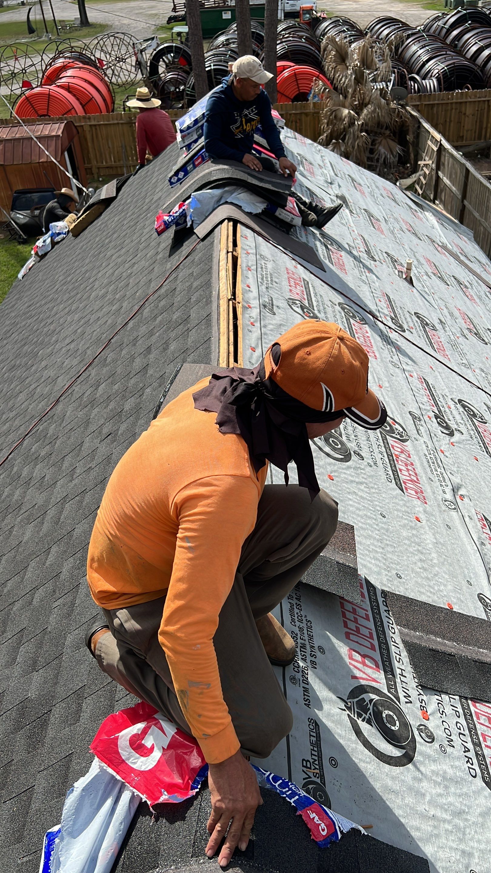 Moss-Covered Roof Made New — Conroe, TX by PL Roofing & SB Roofing, LLC.