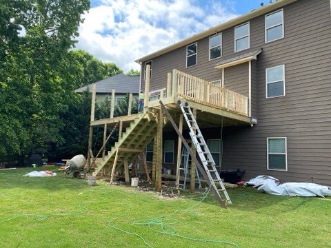 Elevated Screened-In Porch and Deck Installation in Canton by Swift Home Renovations