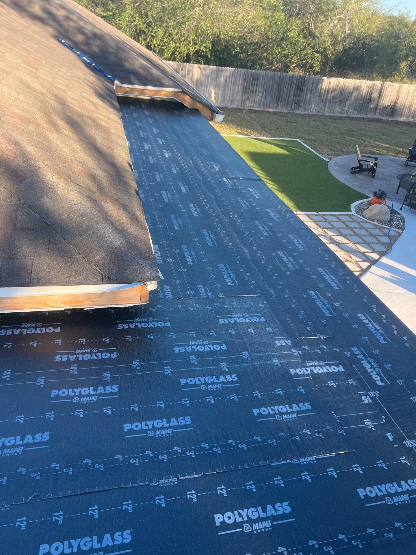 It Ain't Easy getting Shady  by Bayfront Roofing and Construction