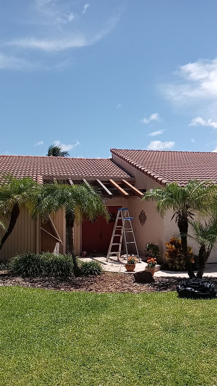 Residential Tile Roof Repair and Fascia Restoration in Boca Raton by Aastro Roofing