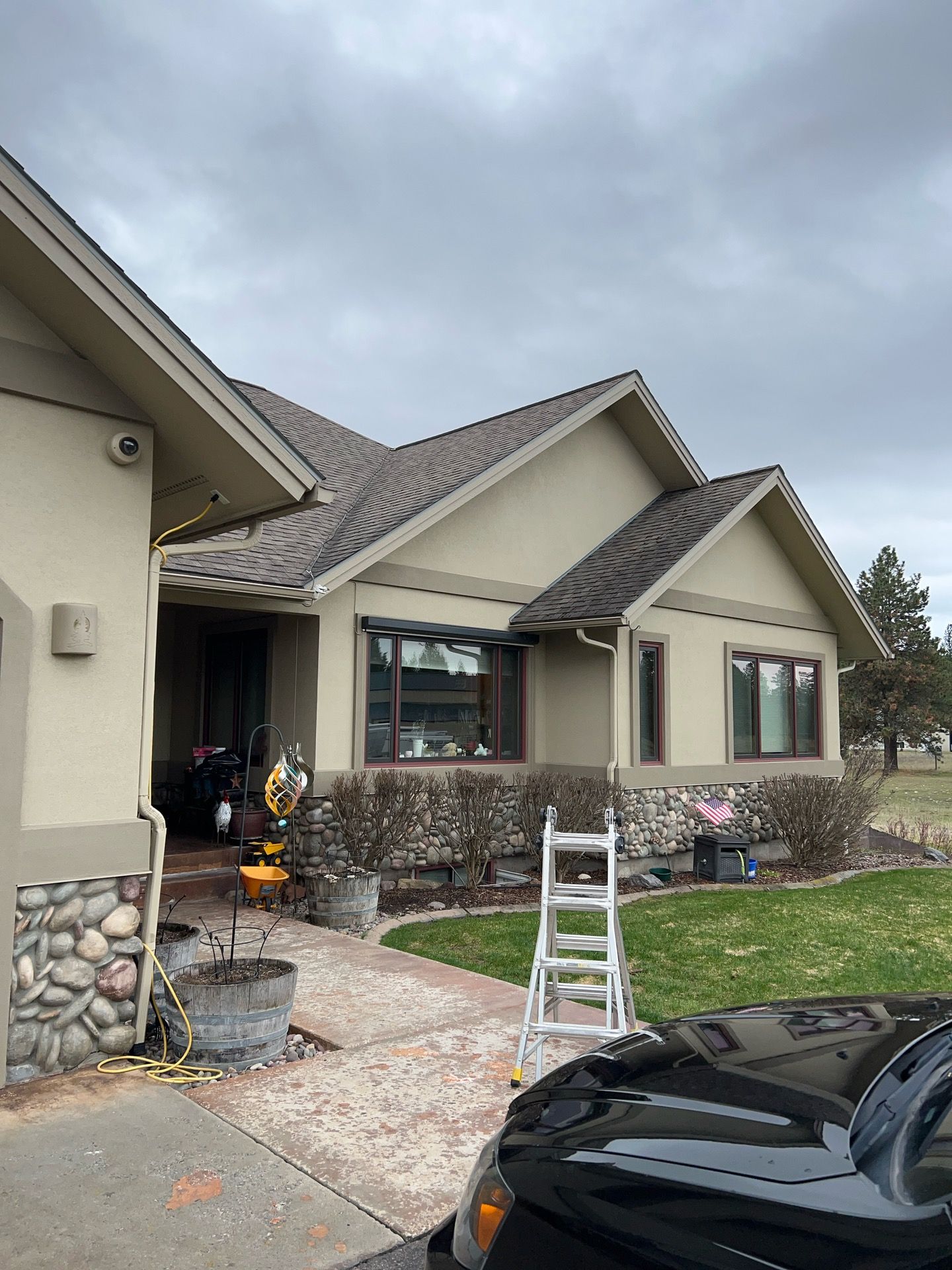 Roof Replacement using GAF Timberline HDZ - Midnight Mesa  by Montana Roofing Solutions