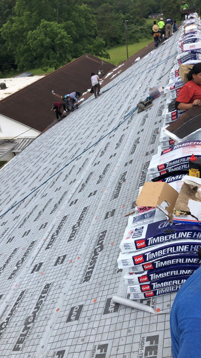 Residential Roofing Installation using Roof Replacement by American Roofing & Construction LLC