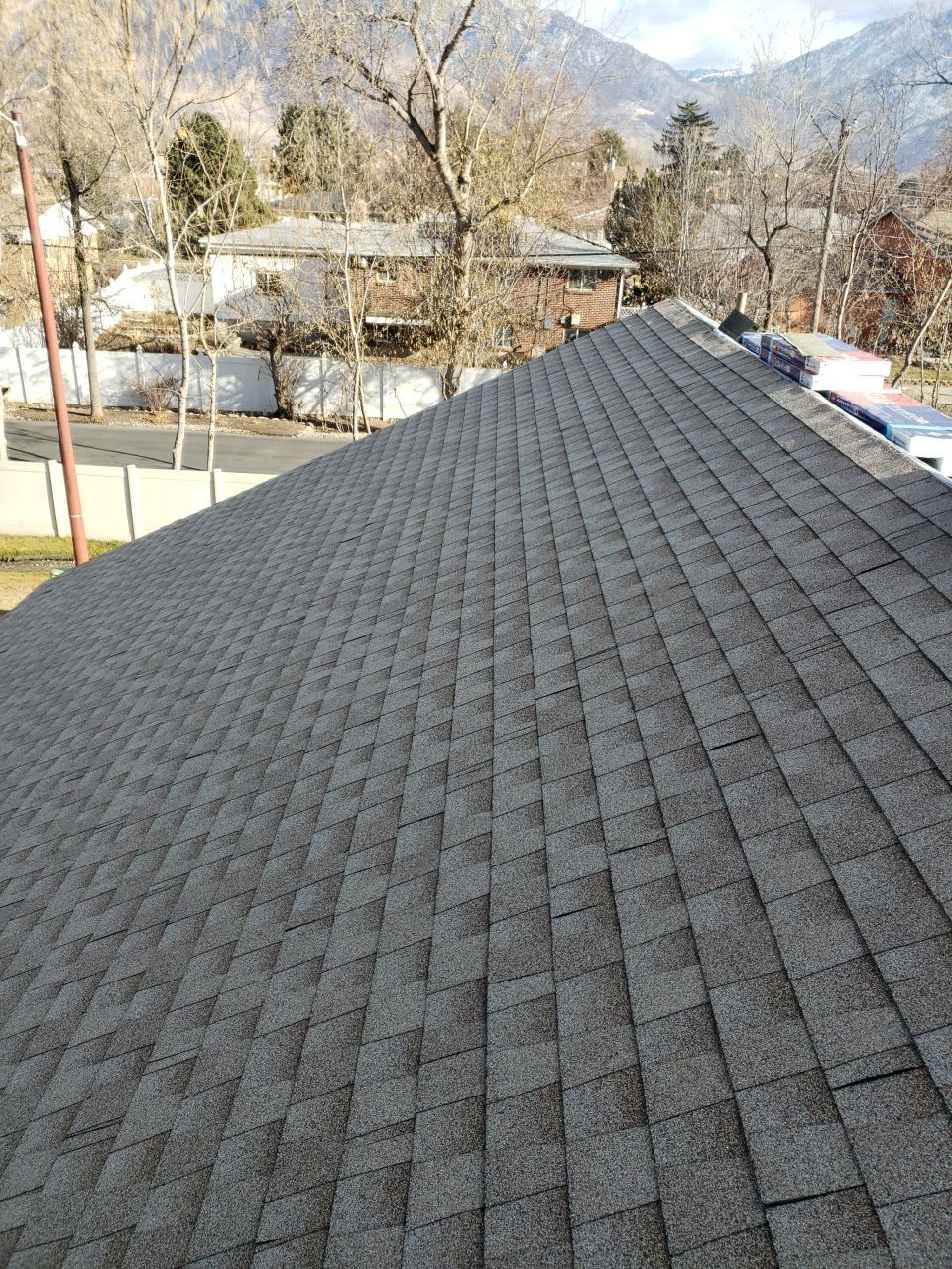 Storm Damaged Roof using GAF Timberline HDZ - Lifetime Shingle by The Roof Doctor