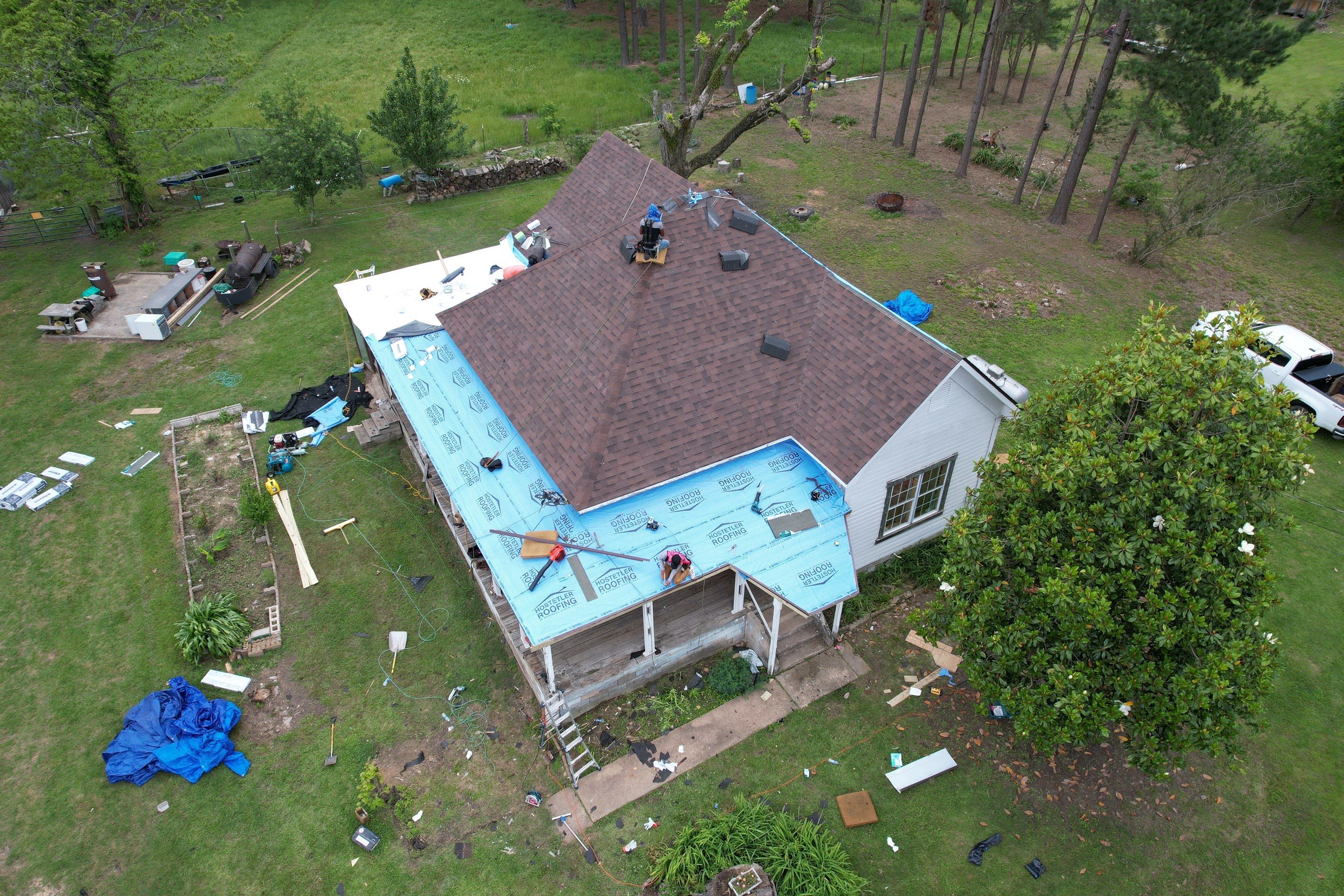 Residential Shingle Reroof using Malarkey Highlander NEX by Hostetler Roofing