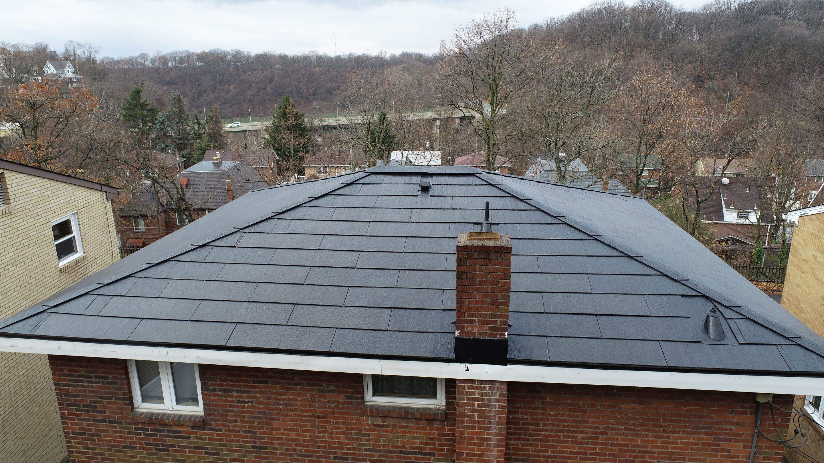 Tesla Solar Roof in Pittsburgh, PA by American Home Contractors