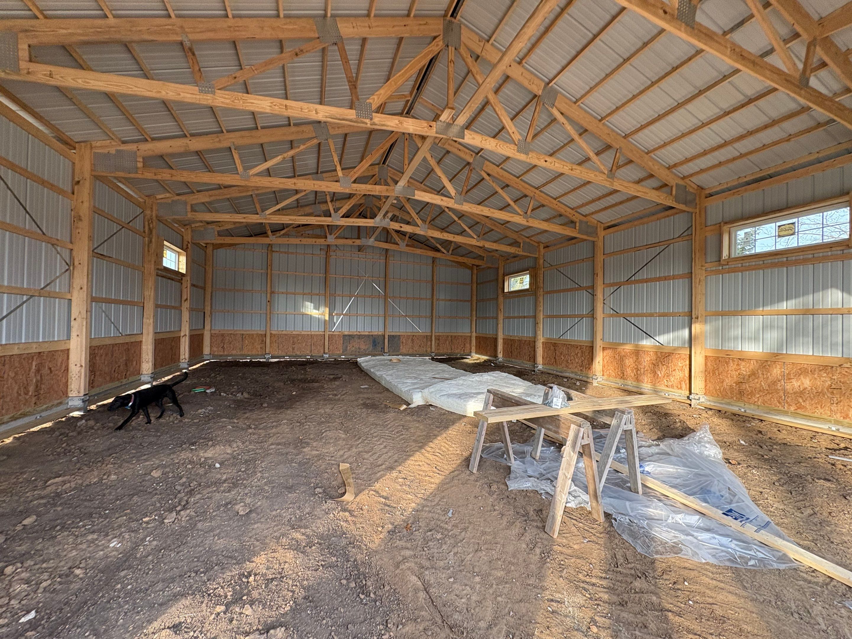 Finished Shed in De Witt, NE by Bear Electric