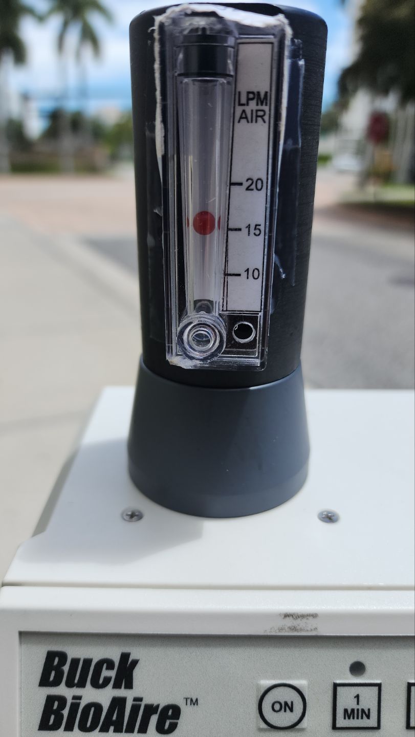 Performing testing for visible mold growth inside a condo on the water. by Building performance Solutions LLC