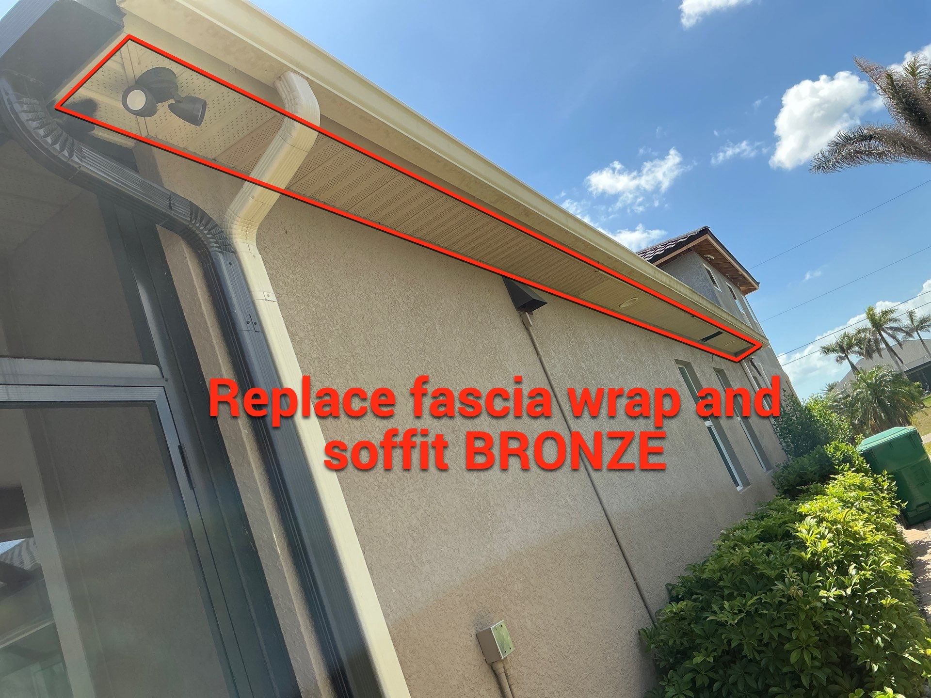 Replace Bronze Soffit and Fascia in Port Charlotte FL by Gutter Professors