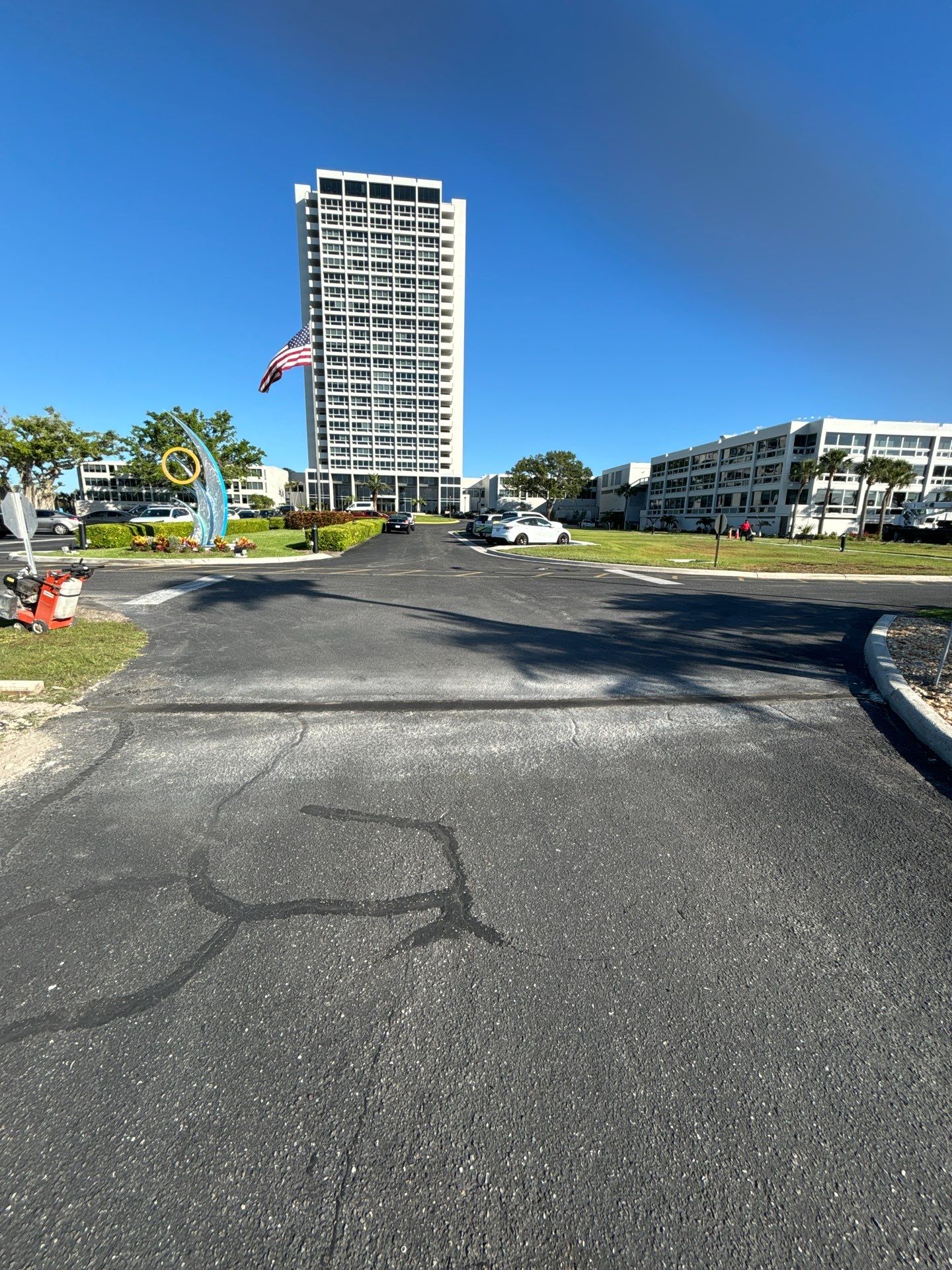 Saw Cut and Replace Asphalt Repair at Plymouth Harbor by Everline Coatings & Services - Southwest FL