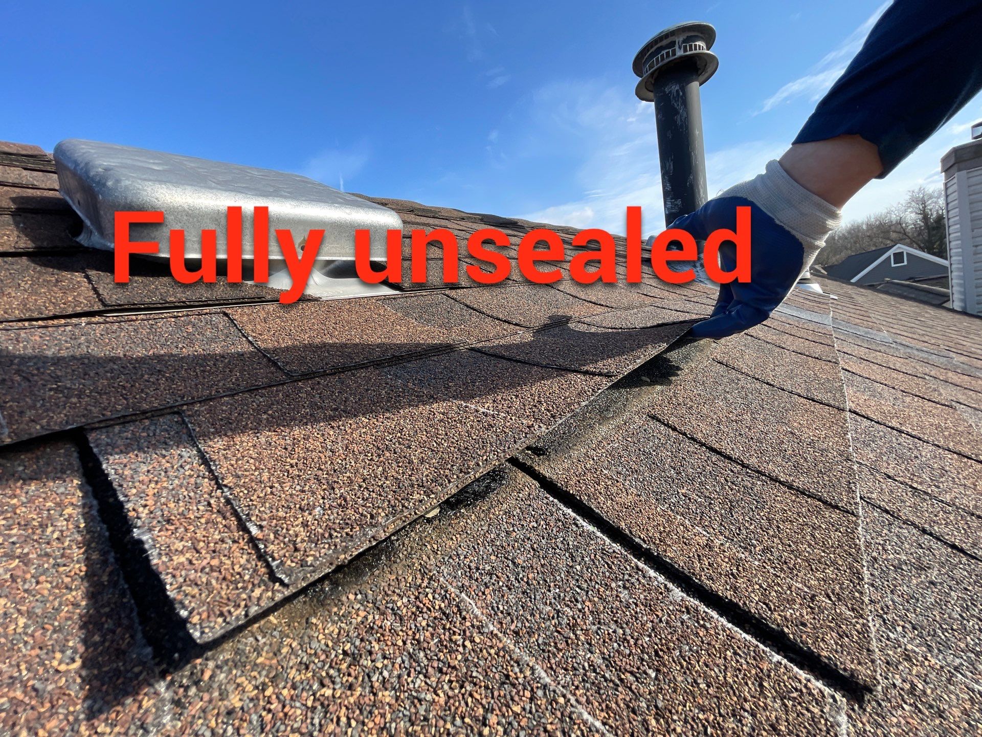 sometimes gutters need a roof by SOS Home Ohio 