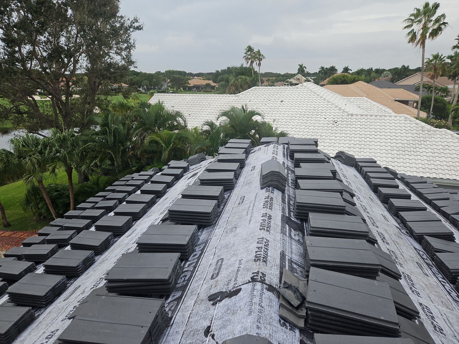 Residential Roofing Installation using Westlake Roofing Tile by BLUES BROTHERS ROOFING