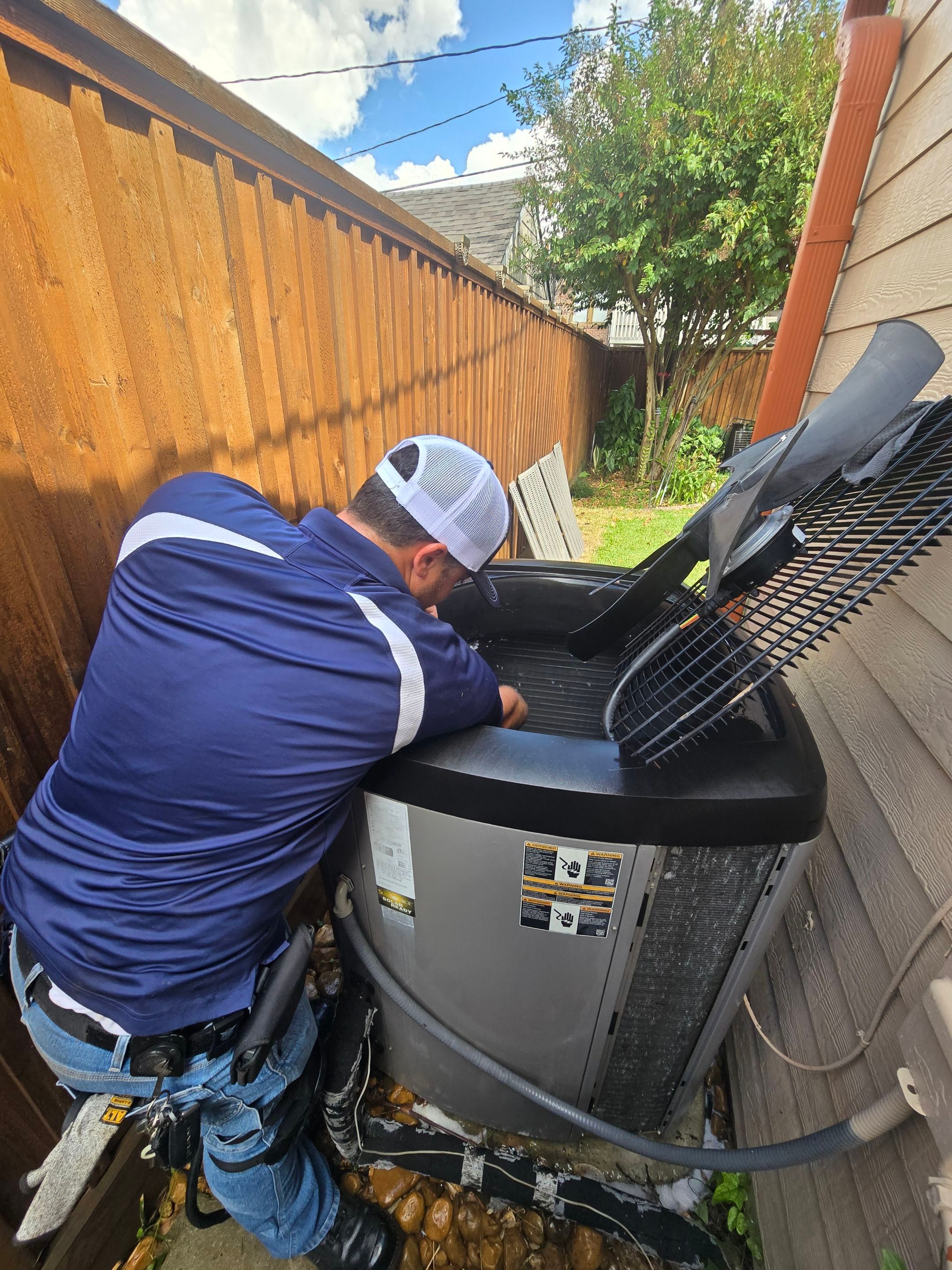 Project in Houston, TX by Texcellent A/C Service