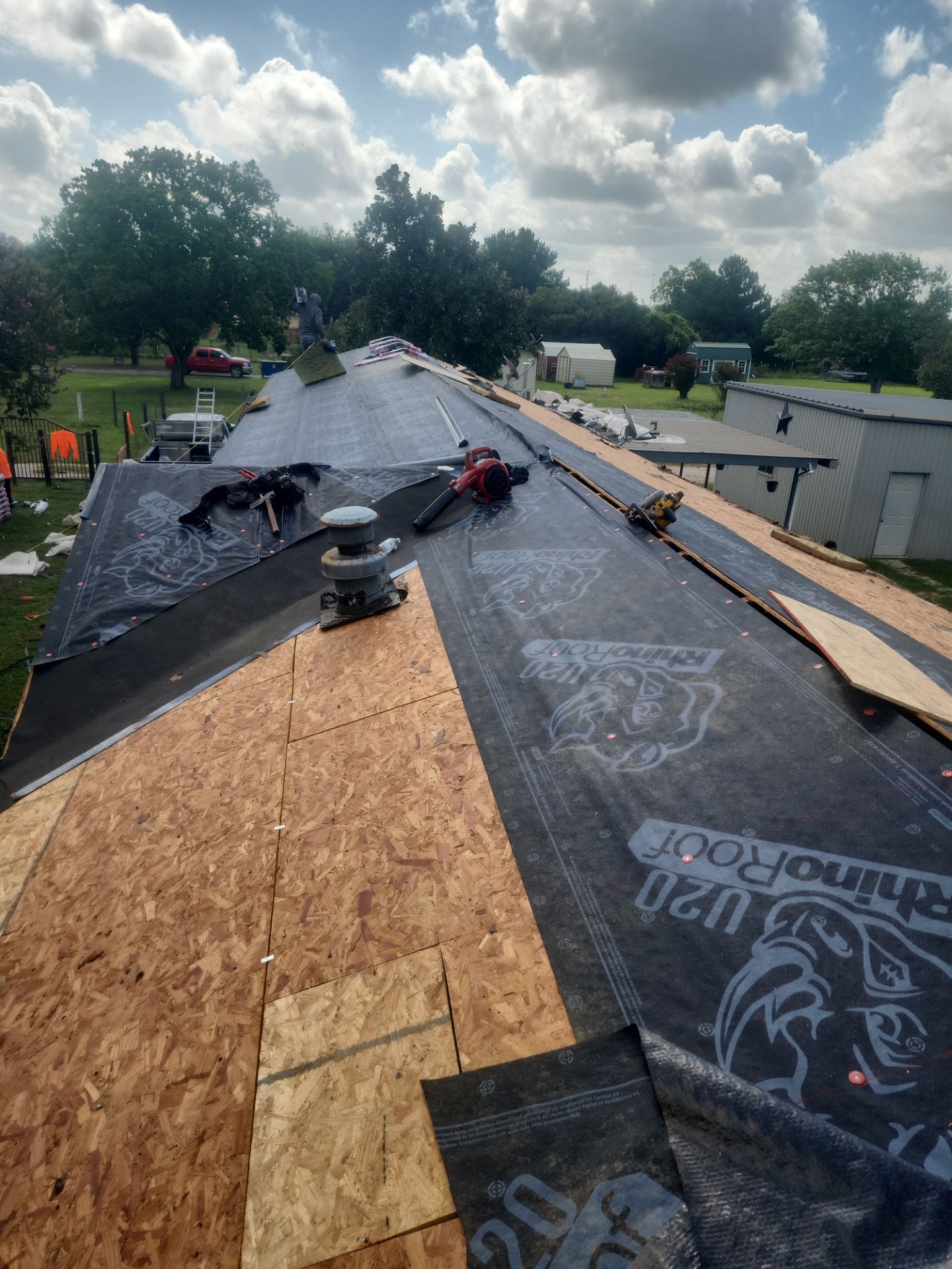 Residential Roofing Installation using Owen's Corning Duration (Lifetime) Shingles by Roof Repair Company