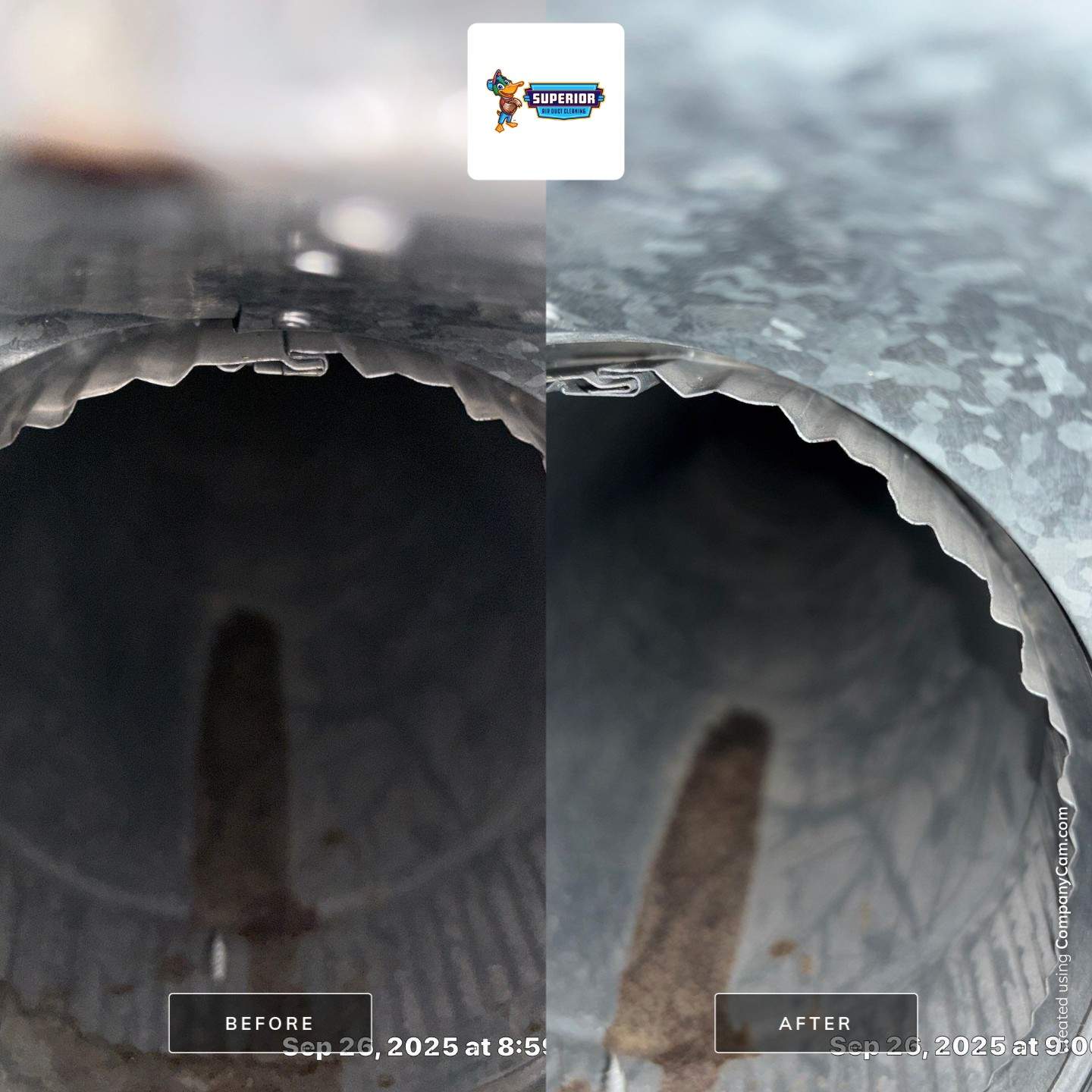 Air Duct Cleaning With a Vacuum Truck in Grove City, PA by Superior Air Duct Cleaning