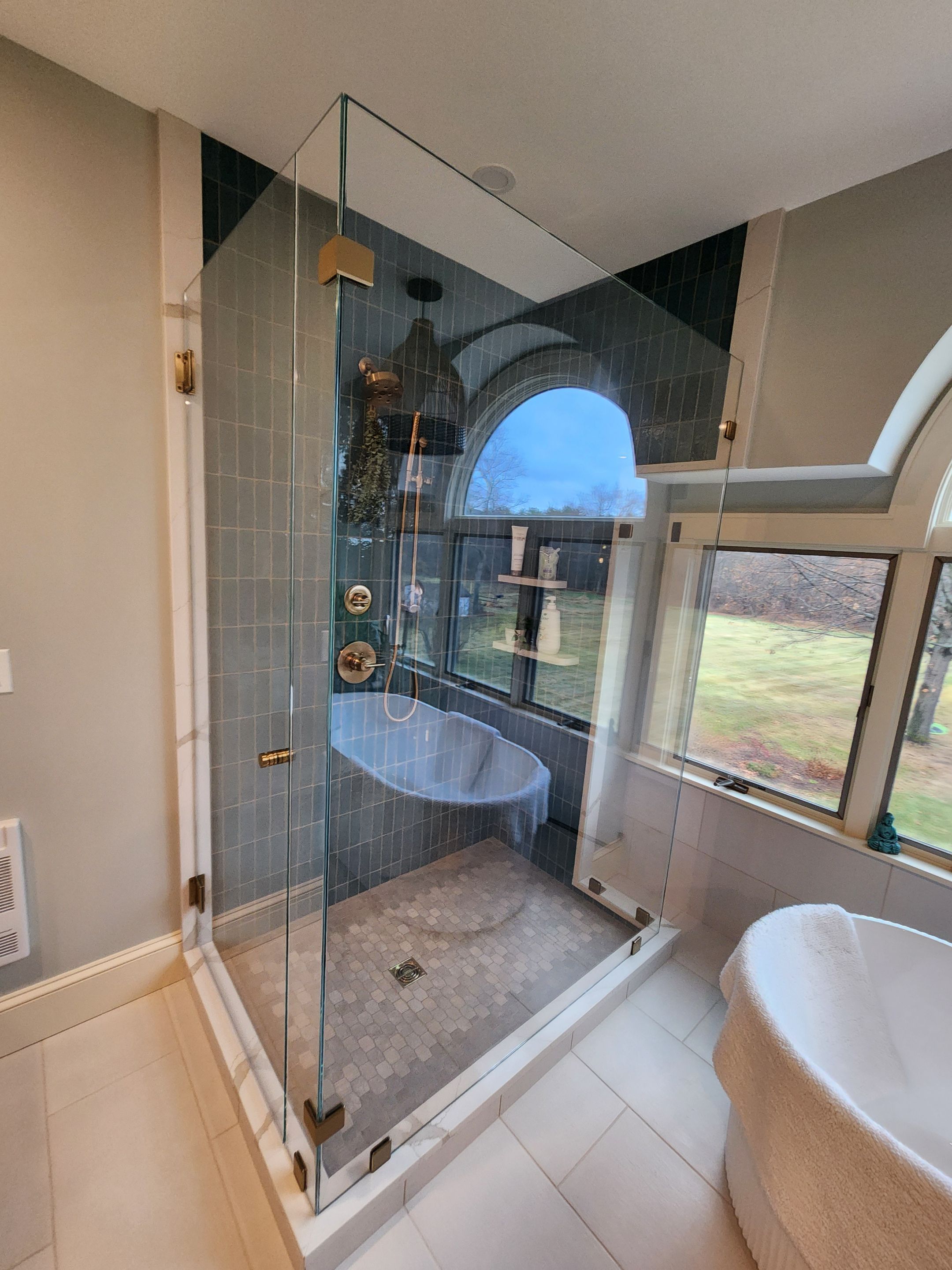 Frameless Shower Enclosure by Cheshire Glass Company