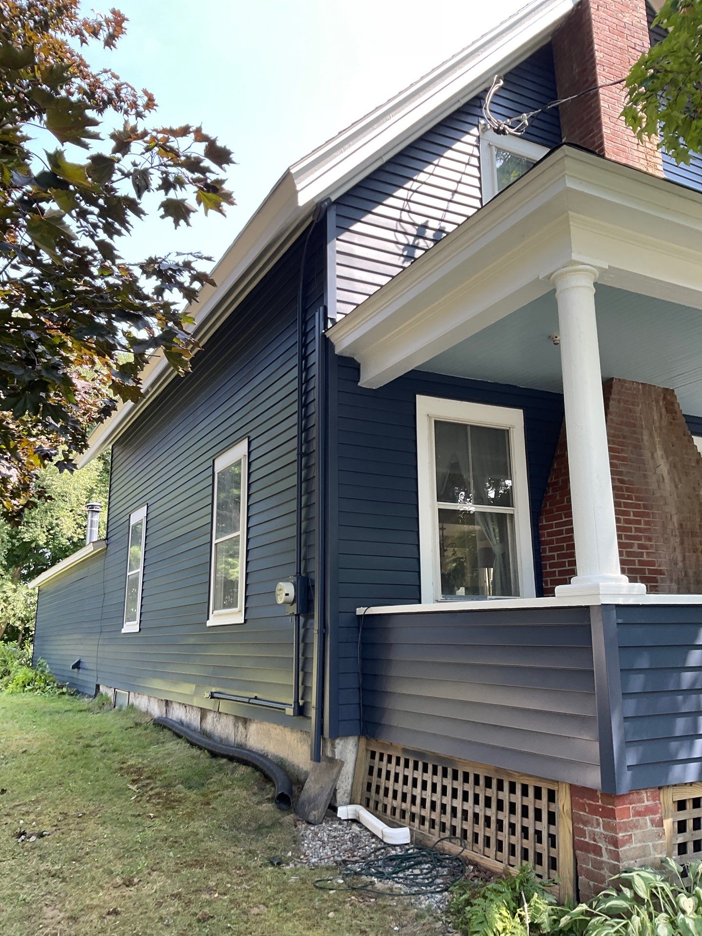 Full Exterior Residential Painting and Porch Refinishing in Augusta by Picture Perfect Pro Painting