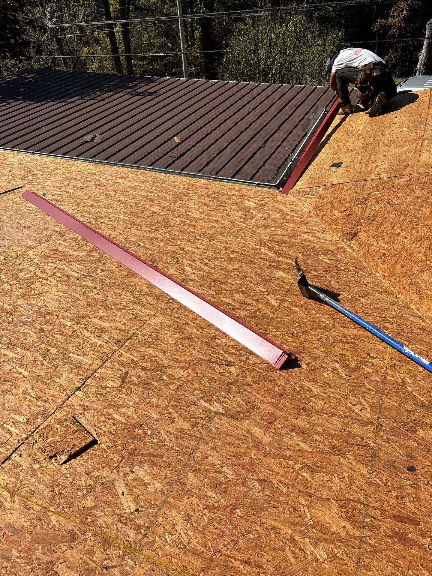 Residential Roofing Installation using Metal by Rainstoppers Roofing