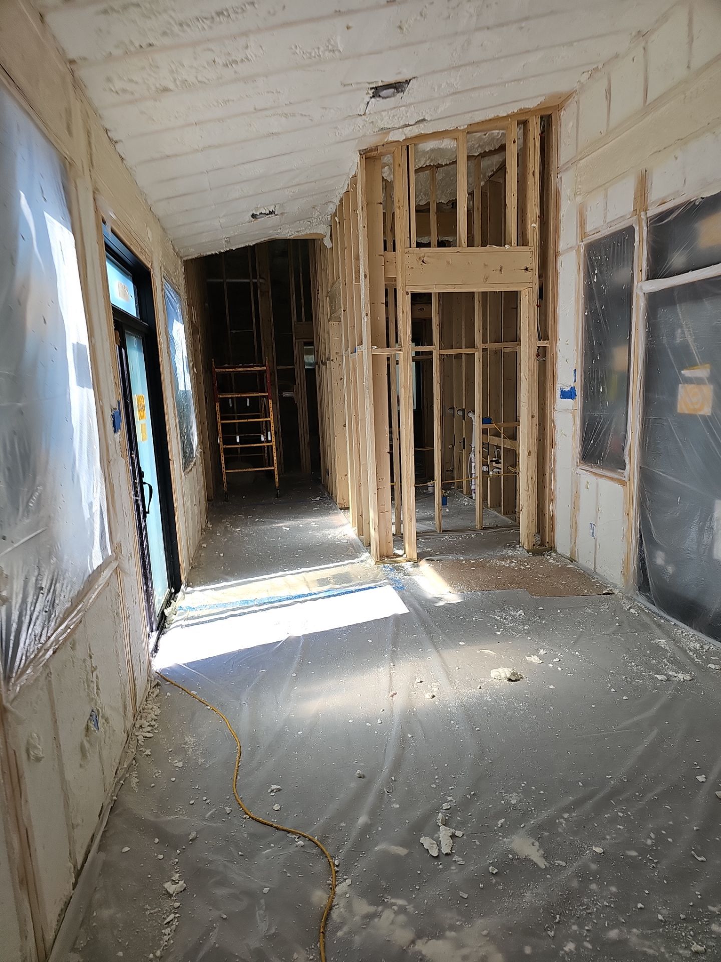 Spray Foam Insulation using open cell spray foam by NYS Foam & Energy