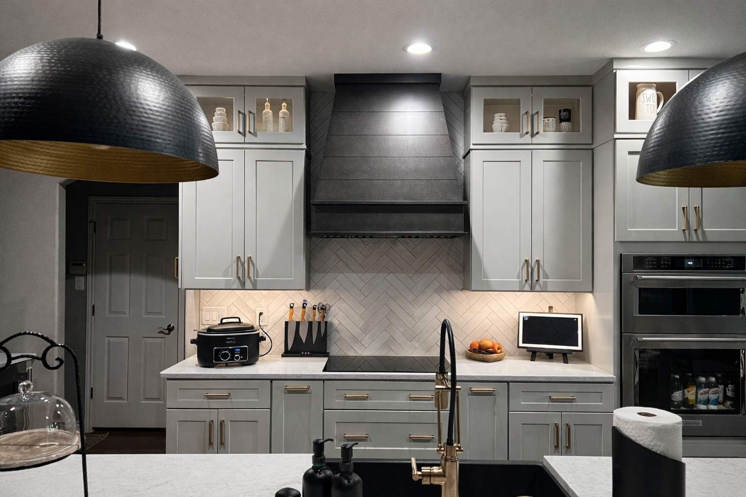 New Braunfels Kitchen Remodel | Custom Two-Tone Cabinets & Statement Island by Legacy Bath and Kitchen 