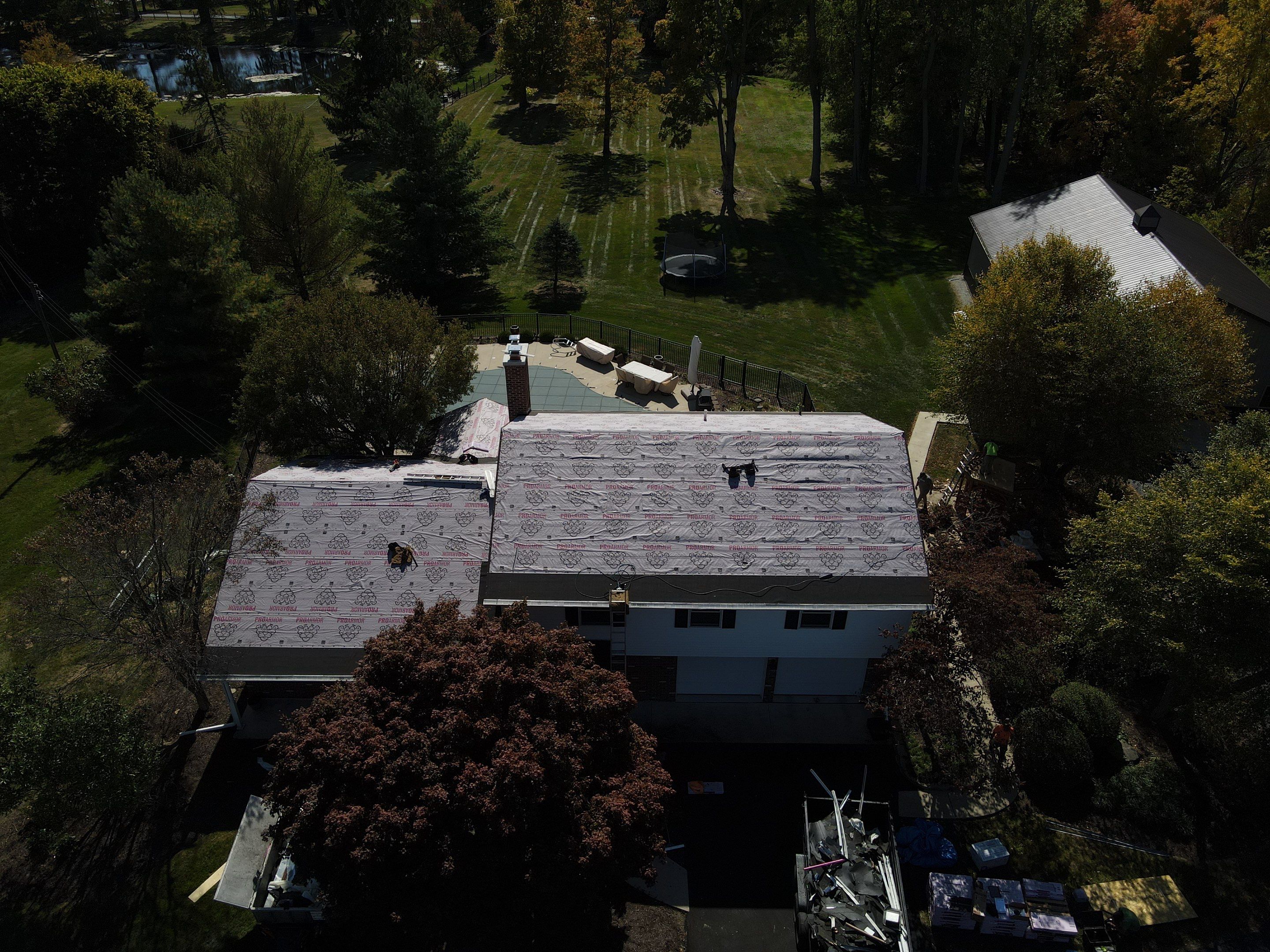 Residential Roofing Installation using Duration Series Shingles - Brownwood by RoofX 