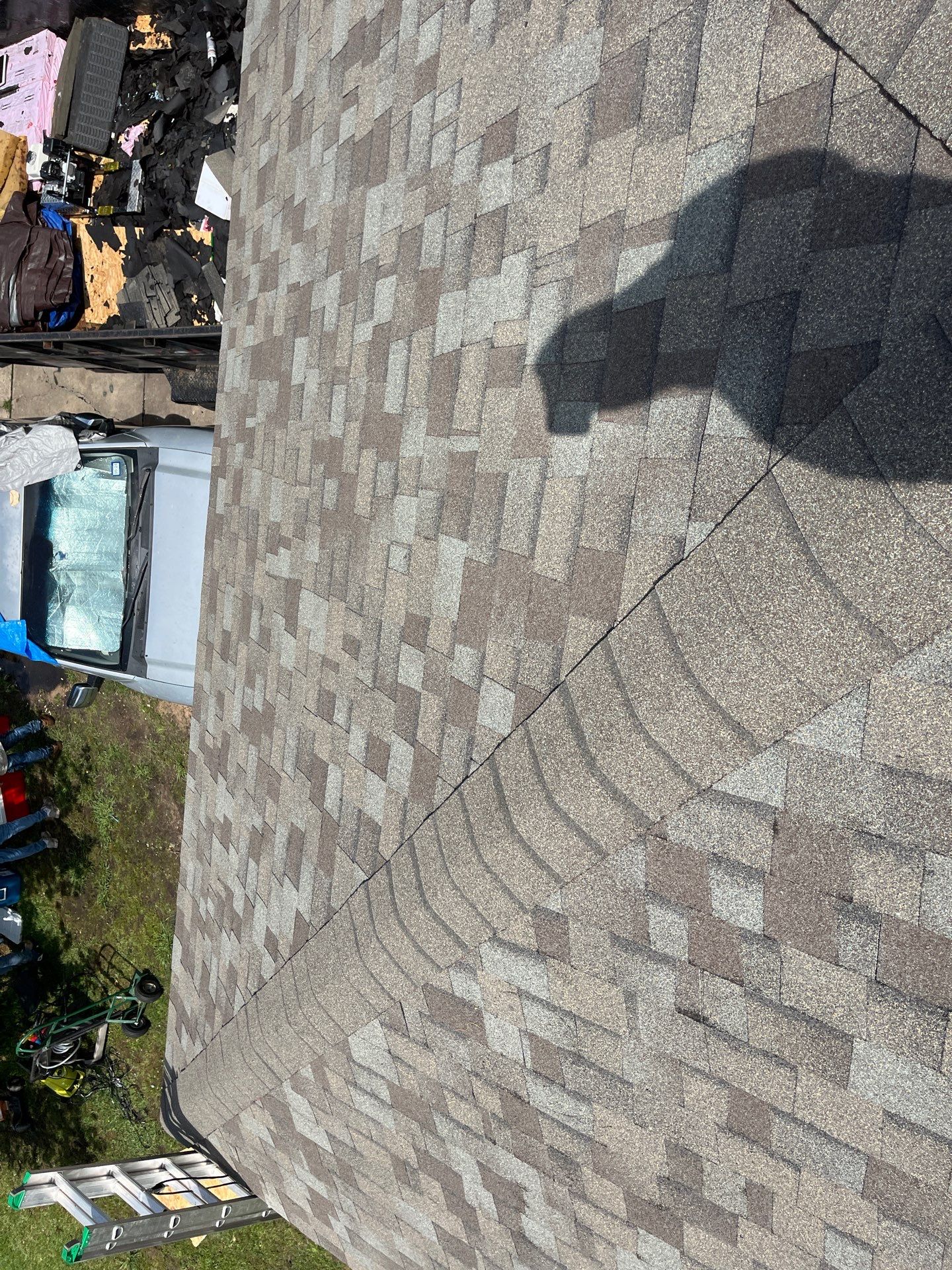 Residential Roofing Installation using Owen's Corning Duration (Lifetime) Shingles by Roof Repair Company