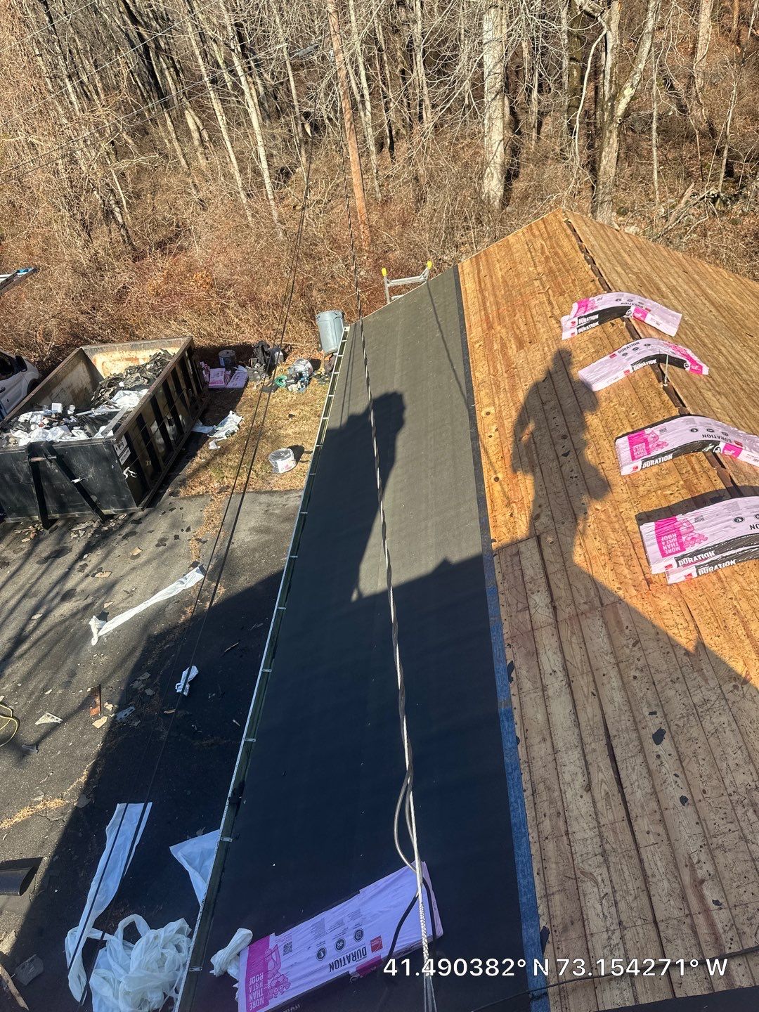 Residential Roofing Installation using Owens Corning TruDefinition - Williamsburg Gray by A Plus Exterior