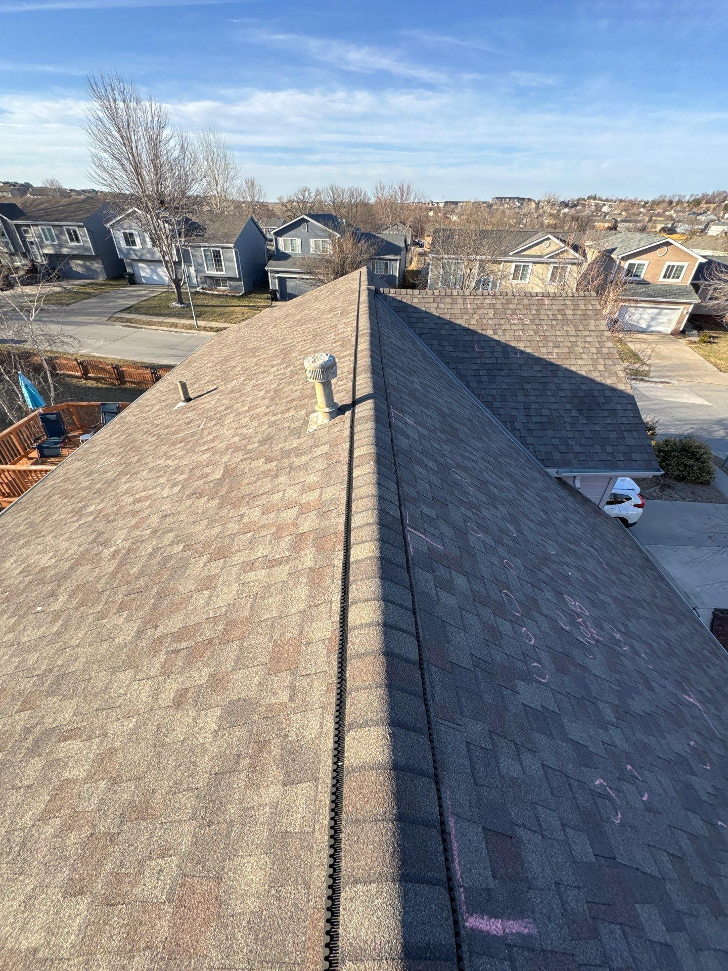 Storm Damage Inspection and Asphalt Shingle Roof Restoration in Omaha by Crows Roofing LLC