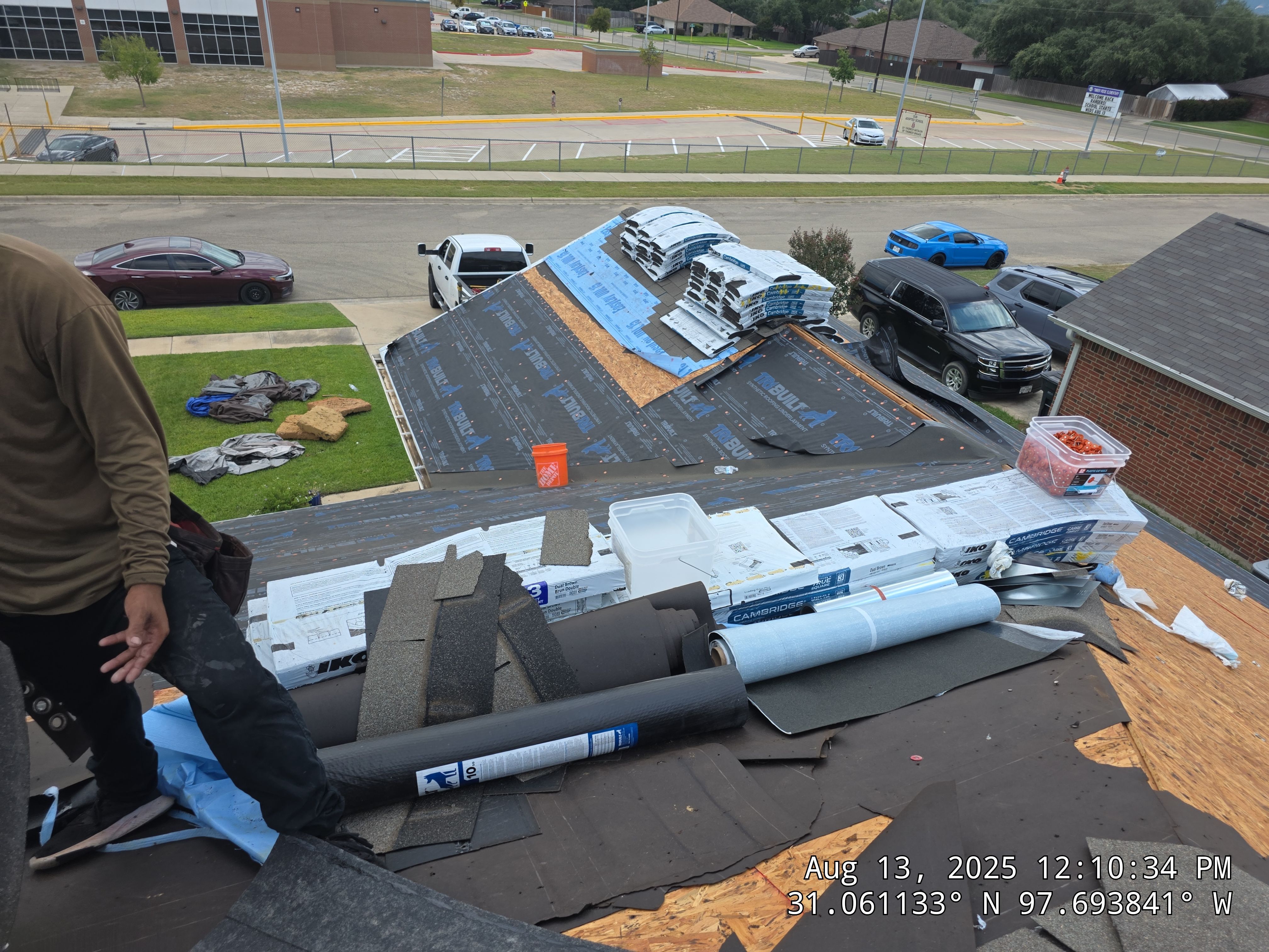 Complete Roof Replacement, Gutter Installation, Chimney Repair, and Window Replacement by Caliber Restoration LLC