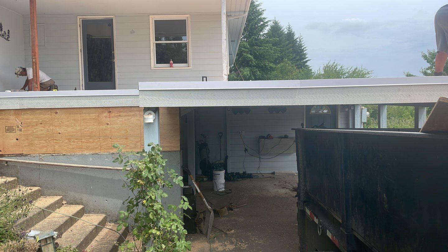 Residential Deck Replacement using Dec-Tec Membrane Color: Grafton by Orezona Building & Roofing Company, Inc.