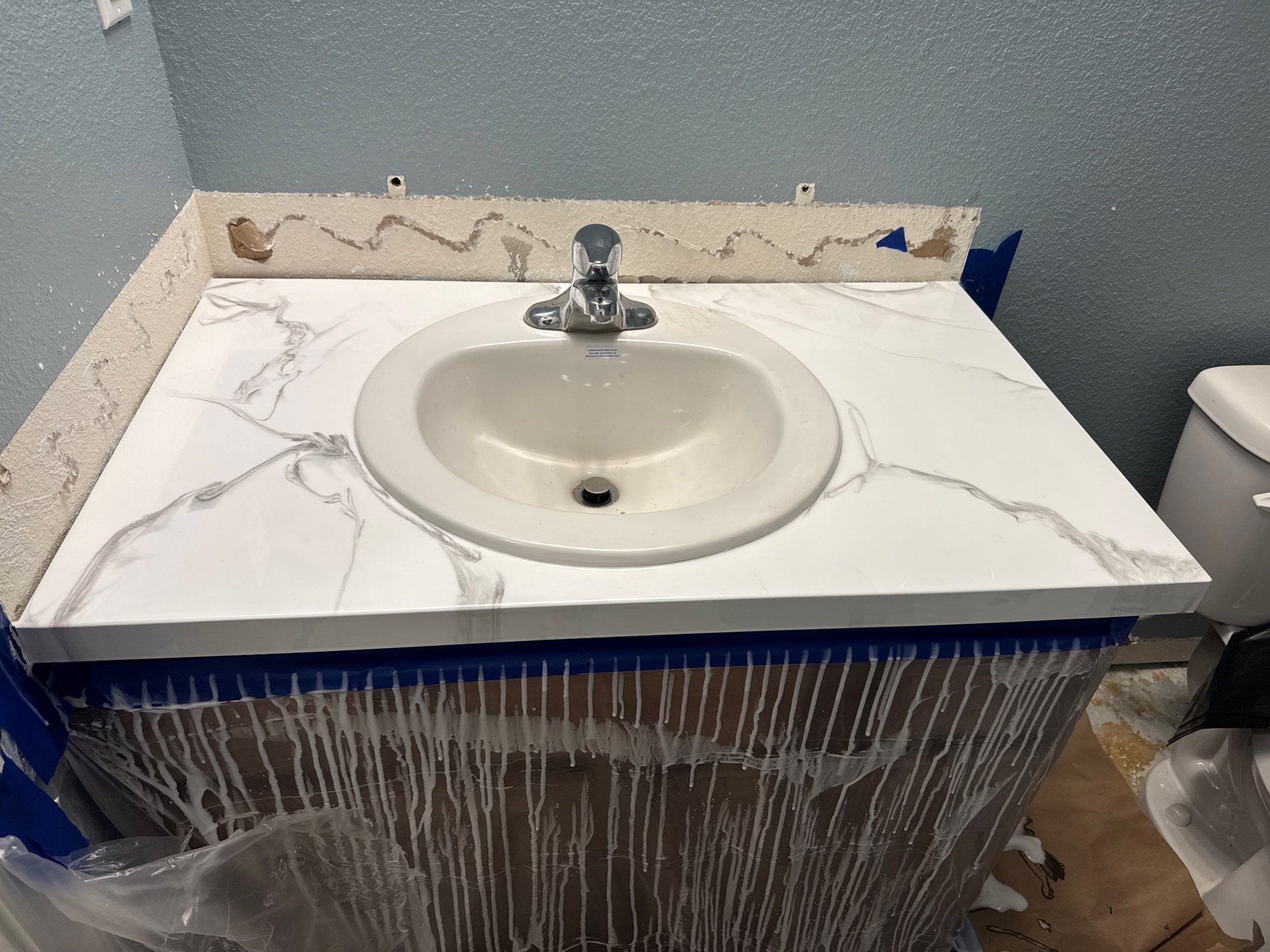 Tile Installation & Epoxy Countertop by Axtra Hand