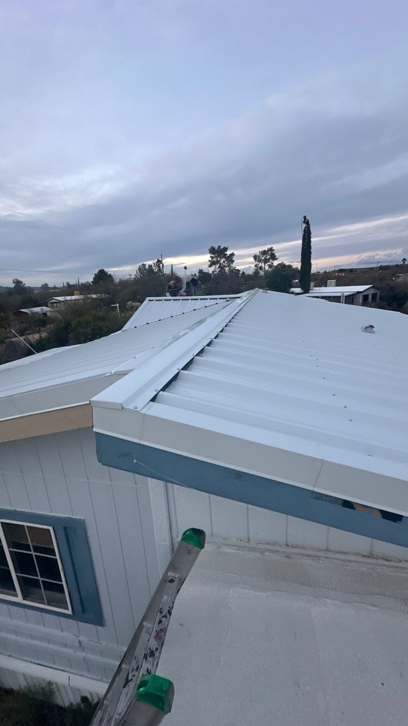 Polar White Exposed Fastener by Reimagine Roofing