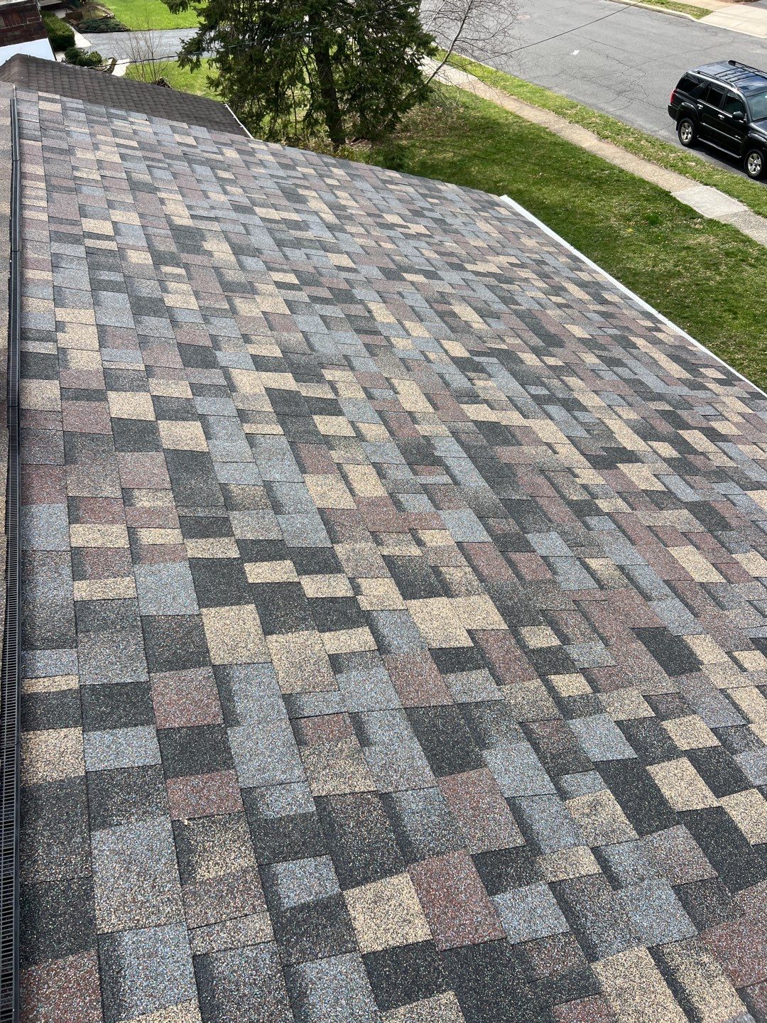 Harvest Blend Shingles by Reimagine Roofing