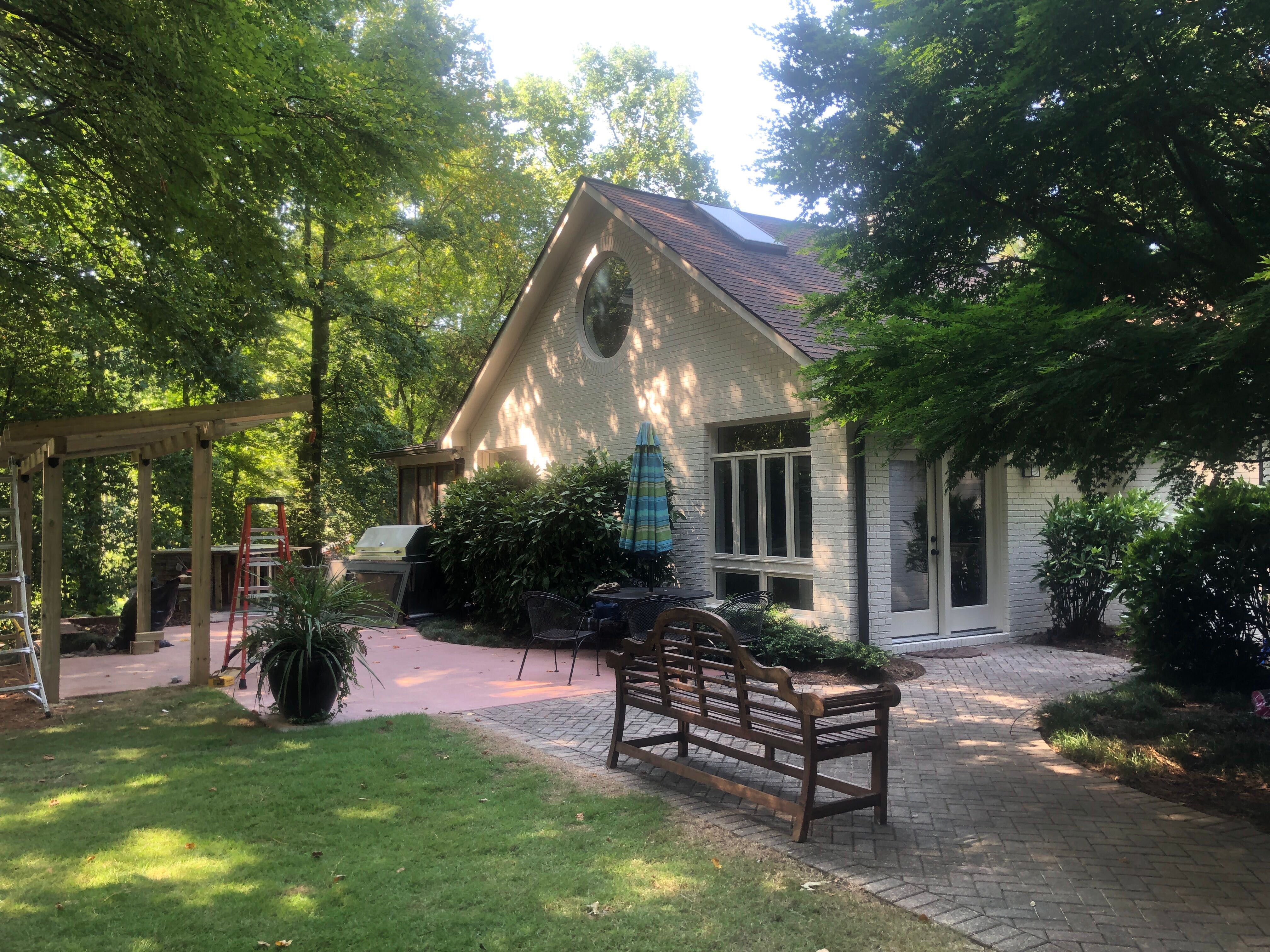 Brick Exterior Painting and Color Transformation in Atlanta by Swift Home Renovations