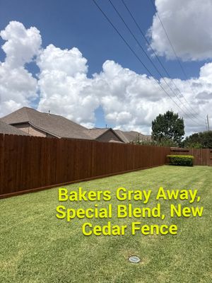 Fence Staining