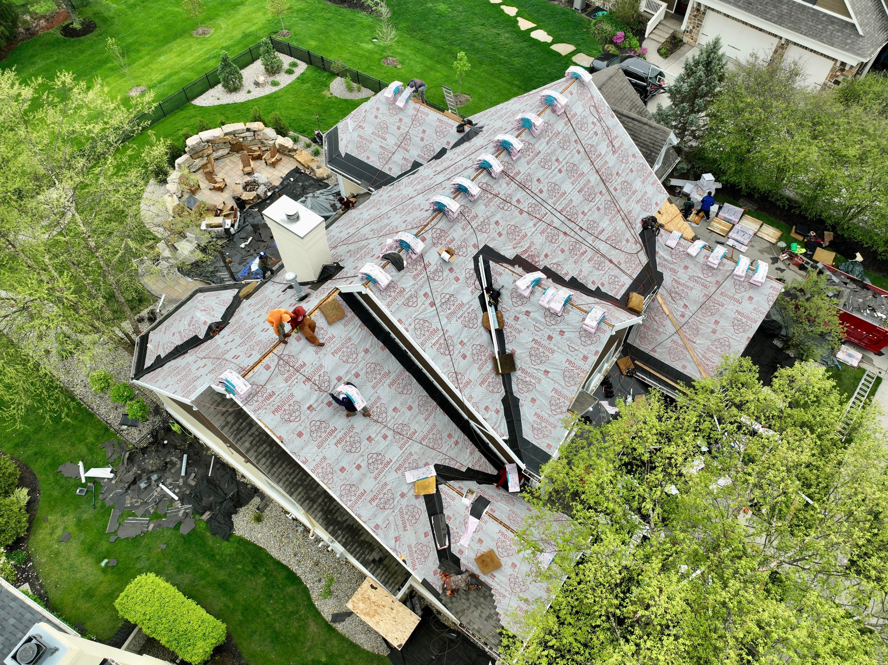 Roof Damage using Owens Corning Duration Storm by 317 Roofing & Restorations