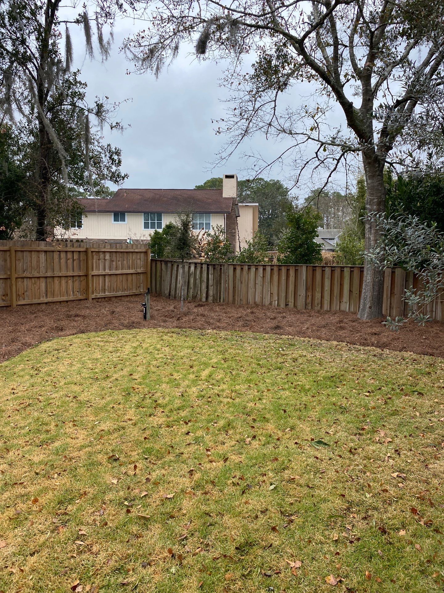 Deerwood Resident | Pine Straw Install by ProGreen Services