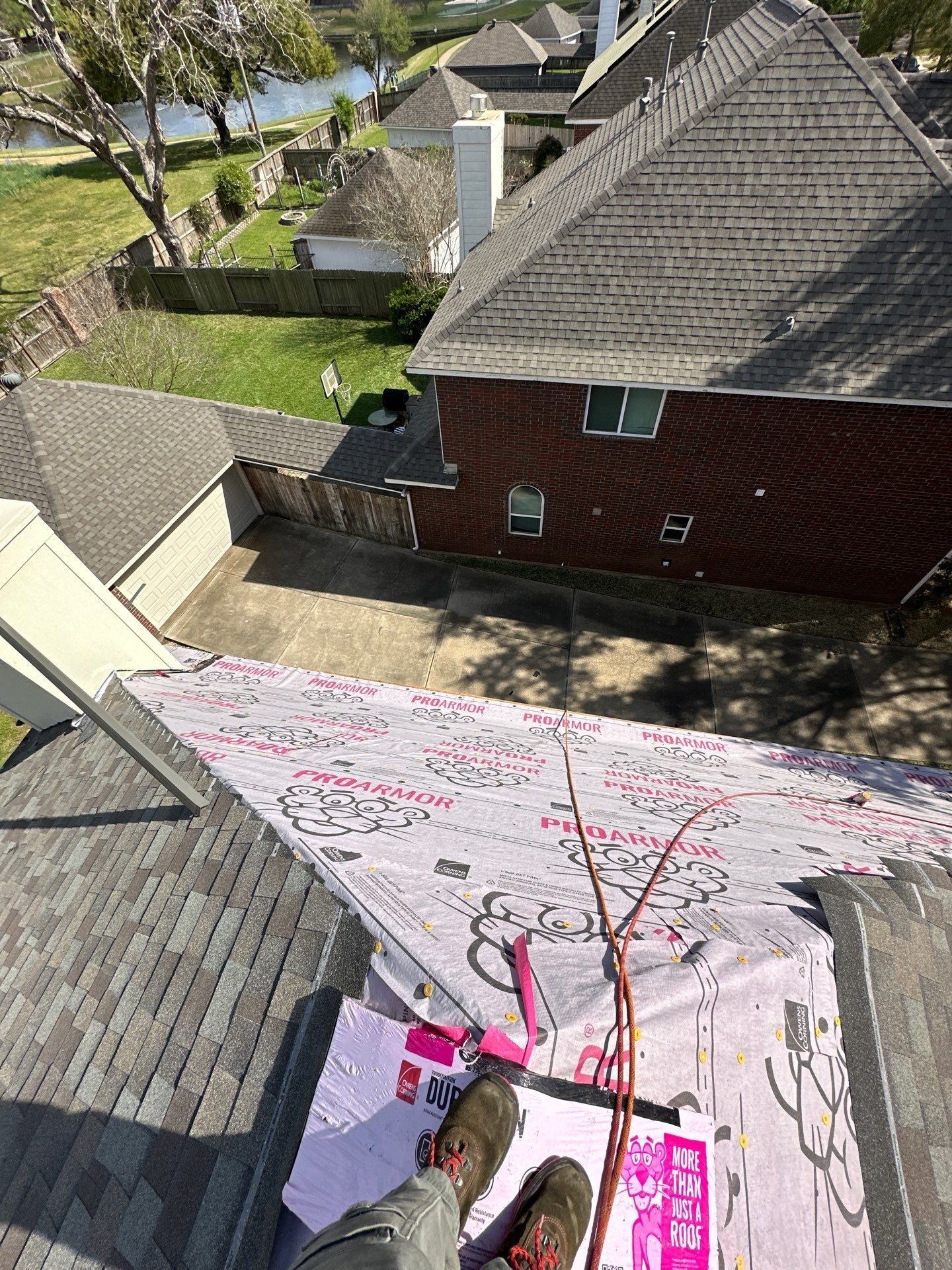 Project in Sugar Land by Motion Roofing