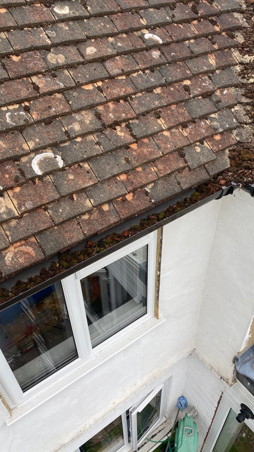 Roof Clean - Moss Removal using Honda 15lpm Low Pressure Washing Machine by Ges Exterior Cleaning ltd