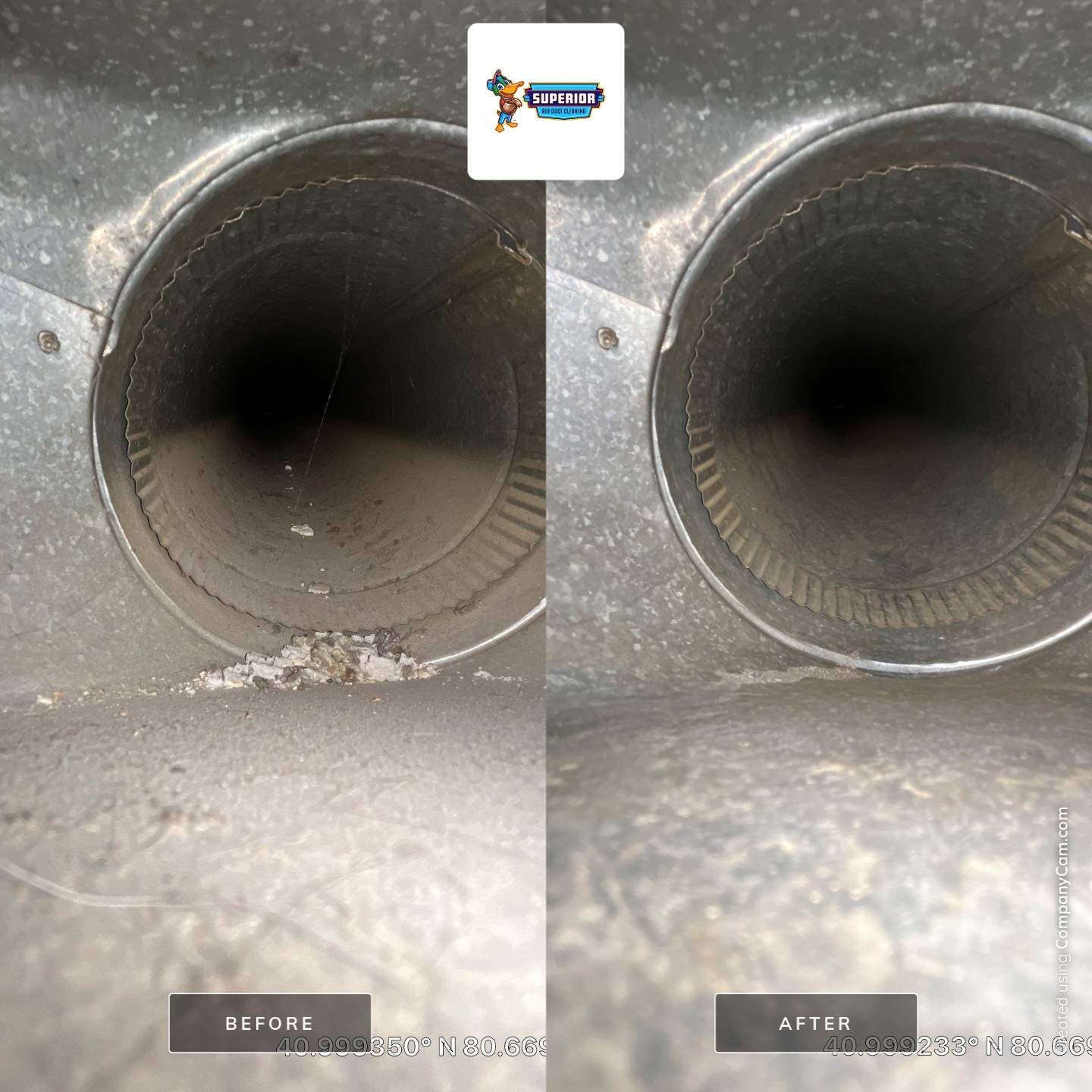 Air Duct Cleaning With a Vacuum Truck in Youngstown, OH by Superior Air Duct Cleaning