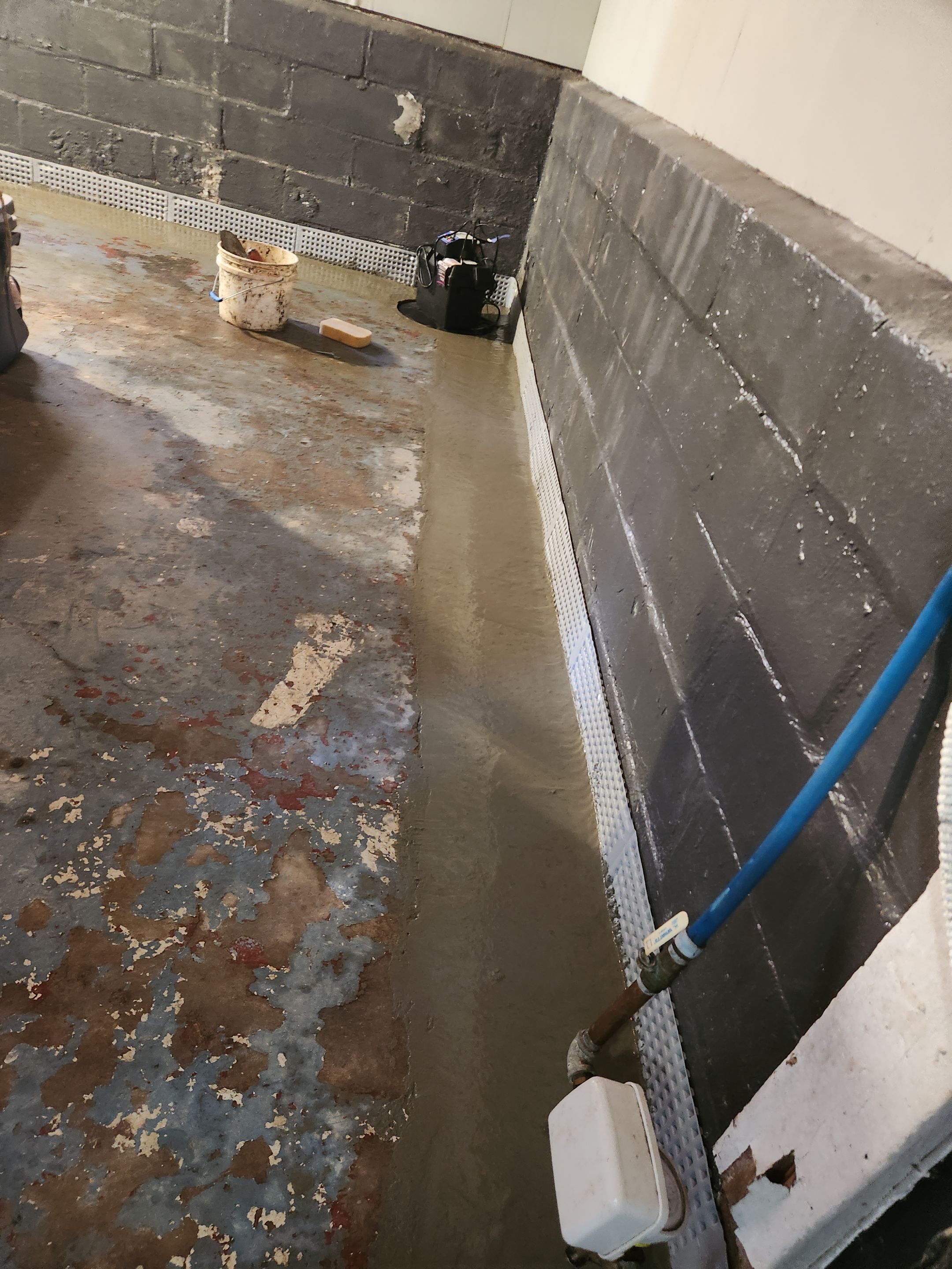 Interior French Drain East Orange NJ by Pure Service Pro, LLC 