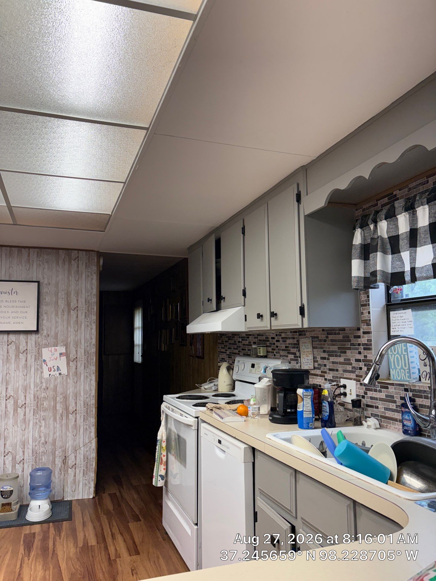 Kitchen Refresh Featuring Grey Cabinetry and Mosaic Tile in Attica by CompanyCam Sales Demo