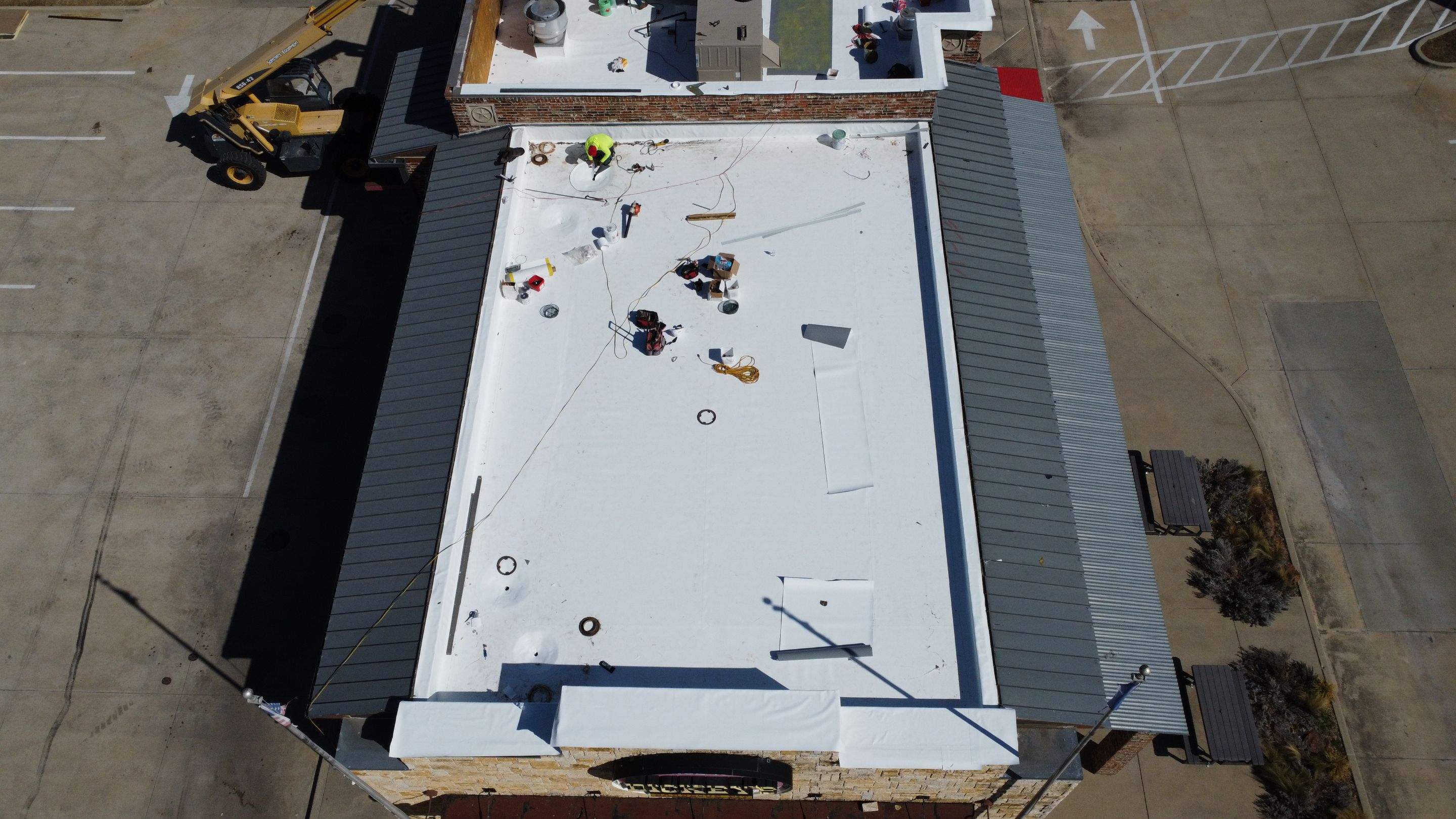 TPO Commercial Roofing Installation by 3:16 Roofing and Construction