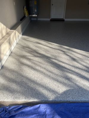 Garage Floor Coating using Cabin Fever