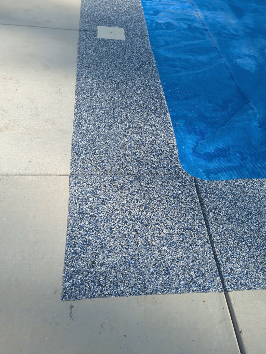 Pool Deck Transformation using Orbit & Patio in Slate Hybrid by Croc Coatings, LLC