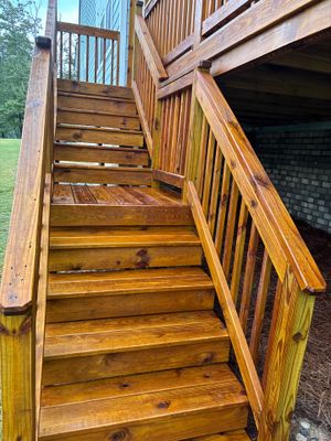 Wood Deck using Wood Sealant