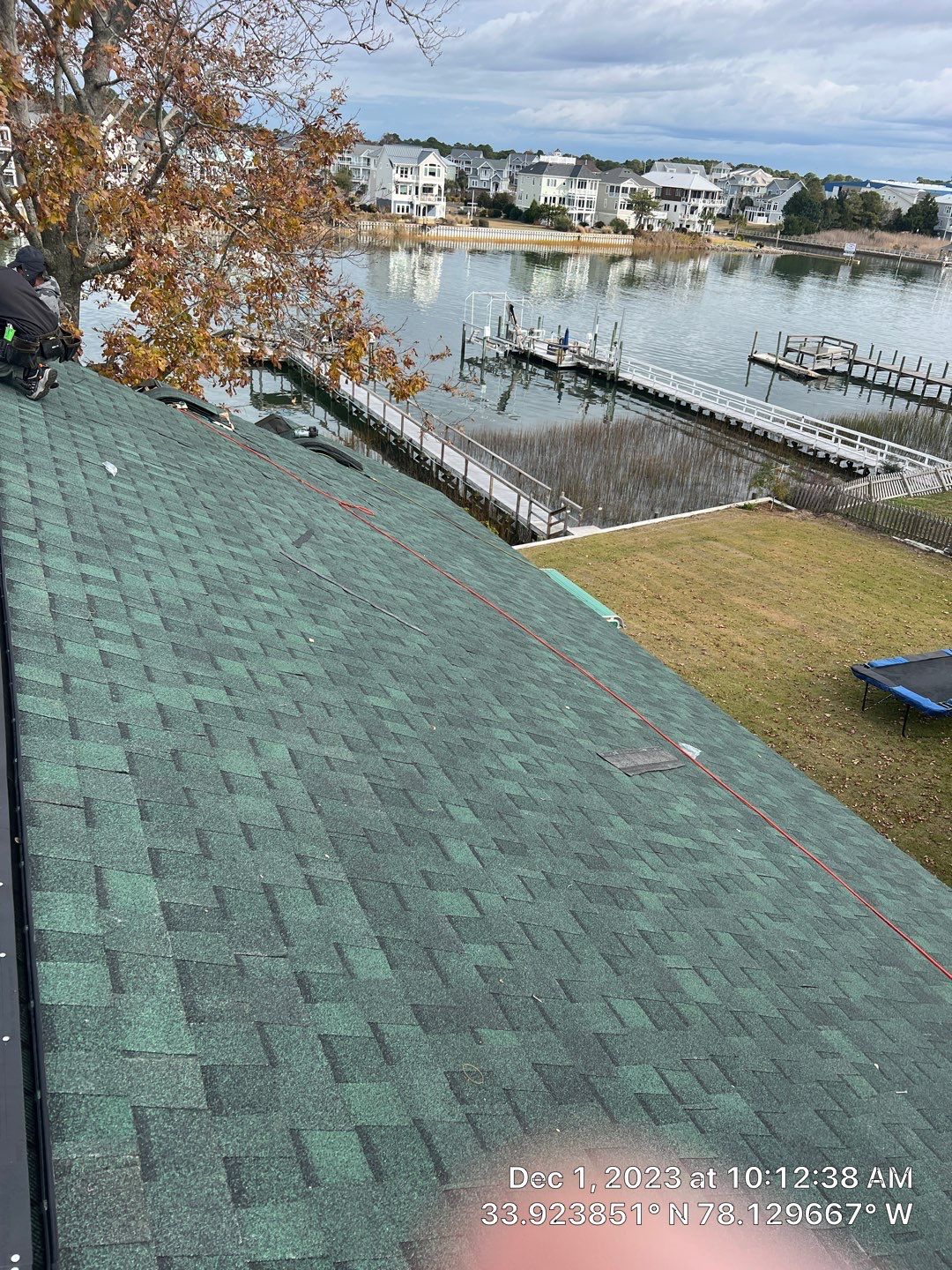 FORTIFIED Roof Replacement in Oak Island, NC Using CertainTeed Landmark Hunter Green by RGR Construction and Roofing, LLC